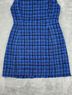 Alice + Olivia 100% Polyester Plaid Blue Cocktail Dress Size 6 - photo 12