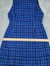 Alice + Olivia 100% Polyester Plaid Blue Cocktail Dress Size 6 - photo 8