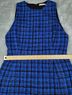 Alice + Olivia 100% Polyester Plaid Blue Cocktail Dress Size 6 - photo 7