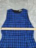 Alice + Olivia 100% Polyester Plaid Blue Cocktail Dress Size 6 - photo 6