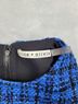Alice + Olivia 100% Polyester Plaid Blue Cocktail Dress Size 6 - photo 3