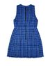 Alice + Olivia 100% Polyester Plaid Blue Cocktail Dress Size 6 - photo 2