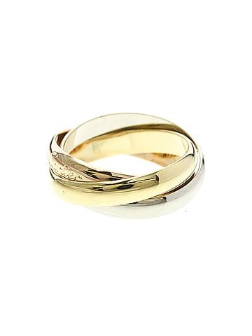 Cartier Cartier Trinity Ring Yellow Gold (18K),Pink Gold (18K),White Gold (18K) Fashion No Stone Band Ring Gold (view 2)