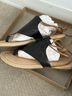 Koolaburra Black Tan Sandals Size 10 - photo 3