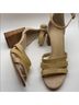 J. McLaughlin 100% Raffia Multi Color Sandals Size 6 - photo 3