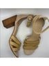 J. McLaughlin 100% Raffia Multi Color Sandals Size 6 - photo 5