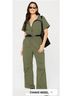 Fabletics 100% Nylon Green Jumpsuit Size M - photo 3