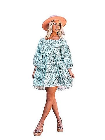 Storia New Market flowers shift short dress Casual Dress (view 1)