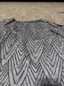 Jkara Chevron-herringbone Silver Cocktail Dress Size 6 - photo 4