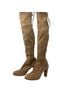 Stuart Weitzman 100% Suede Solid Tan Boots Size 5 - photo 1