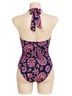 Boden Paisley Pink Blue One Piece Swimsuit Size 14 - photo 2