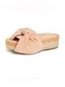 Paloma Barceló Solid Tan White Sandals Size 7 - photo 8