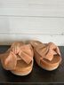 Paloma Barceló Solid Tan White Sandals Size 7 - photo 3
