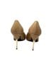 Stuart Weitzman 100% Patent Leather Tan Heels Size 7 1/2 - photo 2