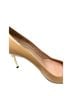 Stuart Weitzman 100% Patent Leather Tan Heels Size 7 1/2 - photo 6