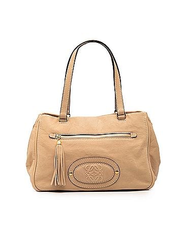 Loewe Nubuck Anagram Madrid Fringe Shoulder Bag (view 1)