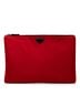 Prada 100% Nylon Red Tessuto Soft Zip Clutch One size - photo 1