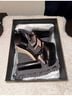 INEZ 100% Leather Snake Print Black Heels Size 9 - photo 7