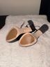 INEZ 100% Leather Snake Print Black Heels Size 9 - photo 4