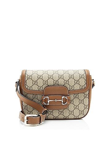 Gucci Gucci GG Supreme Horsebit 1955 Small Flap Shoulder Bag (view 1)