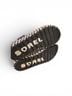 Sorel Chevron-herringbone Black Sandals Size 7 1/2 - photo 3
