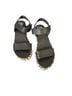 Sorel Chevron-herringbone Black Sandals Size 7 1/2 - photo 1