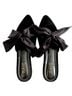 RAYE 100% Velvet 100% Leather Black Flats Size 7 - photo 1
