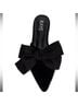 RAYE 100% Velvet 100% Leather Black Flats Size 7 - photo 3
