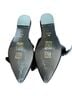 RAYE 100% Velvet 100% Leather Black Flats Size 7 - photo 2