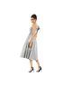 Mac Duggal 100% Polyester Solid Silver Cocktail Dress Size 4 - photo 7