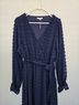 Baltic Born 100% Polyester Paisley Blue Casual Dress Size 1X - photo 3