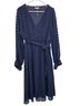 Baltic Born 100% Polyester Paisley Blue Casual Dress Size 1X - photo 2