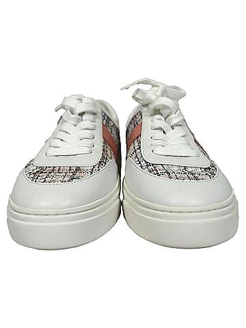 Stuart Weitzman  Stuart Weitzman Tweed Accent Sneakers in Multicolor Leather (view 2)