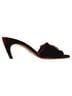 Christian Dior 100% Velvet Burgundy Dior Soul Swarovski Rhinestones Mules in Burgundy Velvet  Size EU 38 1/2 - photo 1