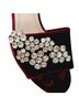 Christian Dior 100% Velvet Burgundy Dior Soul Swarovski Rhinestones Mules in Burgundy Velvet  Size EU 38 1/2 - photo 10