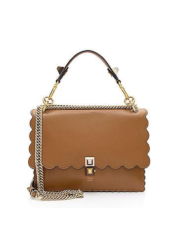 Fendi Fendi Calfskin Studded Kan I Medium Shoulder Bag (view 1)