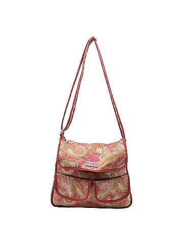 ETRO  Etro Paisley-Print Flap Crossbody Bag in Multicolor Canvas (view 1)