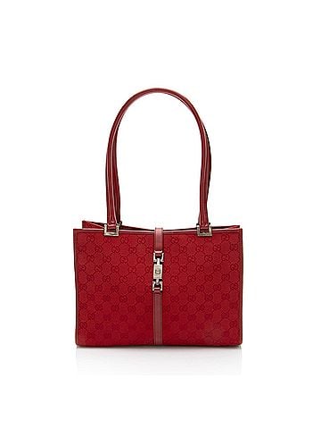 Gucci Gucci Vintage GG Canvas Bardot Shoulder Bag (view 1)