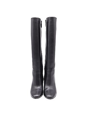 Stuart Weitzman Stuart Weitzman Knee High Boots in Black Leather (view 2)