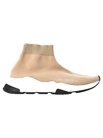 Balenciaga Balenciaga Speed Sneakers in Beige Polyester (view 1)
