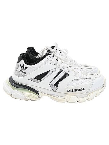 Balenciaga Balenciaga Track Forum x Adidas Sneakers in White Polyurethane (view 1)