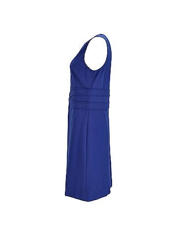 Diane von Furstenberg Diane von Furstenberg Evita Ponte Dress in Blue Viscose (view 2)