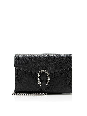 Gucci Gucci Leather Crystal Dionysus Chain Wallet (view 1)