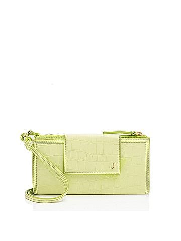 Jacquemus Jacquemus Croc Embossed Leather Le Pichoto Wallet on Strap (view 1)