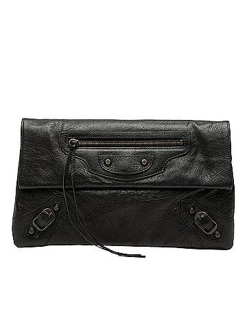 Balenciaga Lambskin Motocross Classic Envelope Clutch (view 1)