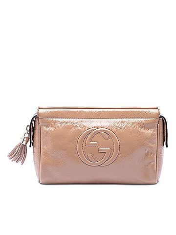 Gucci Soft Patent Soho Clutch (view 1)
