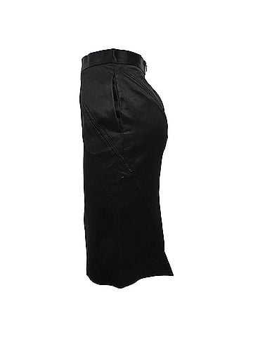 Nina Ricci  Nina Ricci Midi Pencil Skirt in Black Polyester (view 2)