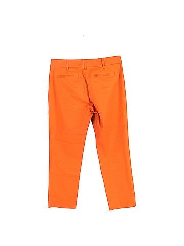 ETRO Etro Straight Leg Trousers in Orange Cotton (view 2)