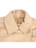 Max Mara 100% Wool Tan Max Mara Long Belted Coat in Beige Wool Size 10 - photo 4