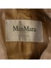 Max Mara 100% Wool Tan Max Mara Long Belted Coat in Beige Wool Size 10 - photo 5